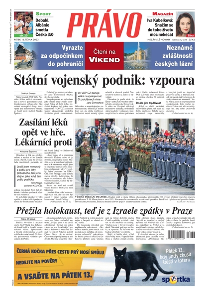 E-magazín Deník Právo - 13.10.2023 - Borgis, a.s.