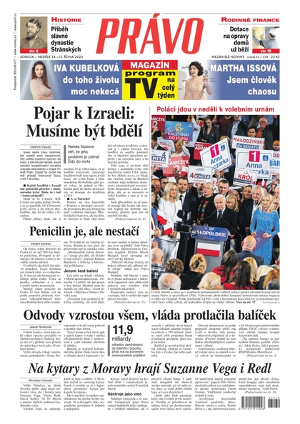 E-magazín Deník Právo - 14.10.2023 - Borgis, a.s.