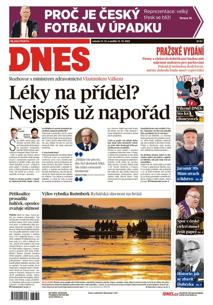 E-magazín MF DNES - 14.10.2023 - MAFRA, a.s.
