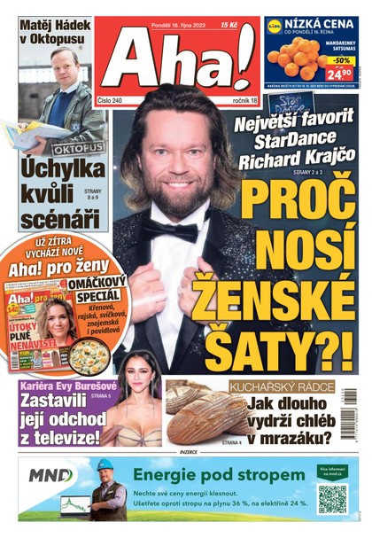 E-magazín AHA! - 16.10.2023 - CZECH NEWS CENTER a. s.