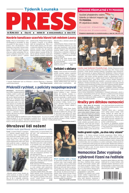 E-magazín Lounský Press 42/23 - Ohře Media