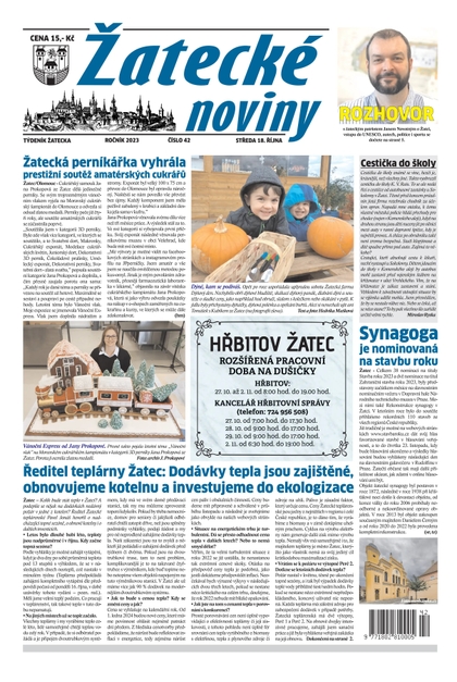 E-magazín Žatecké noviny 42/23 - Ohře Media