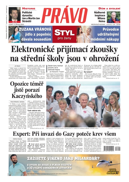 E-magazín Deník Právo - 17.10.2023 - Borgis, a.s.