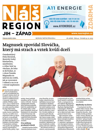 E-magazín Náš Region - Jih 42/2023 - A 11 s.r.o.