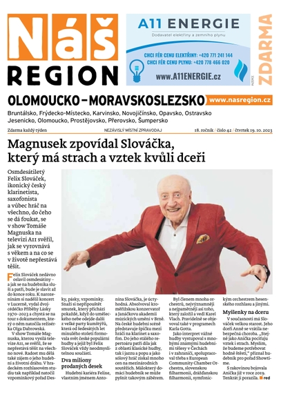 E-magazín Náš Region - Olomoucko/Moravskoslezsko 42/2023 - A 11 s.r.o.