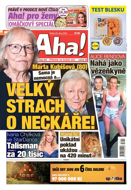 E-magazín AHA! - 20.10.2023 - CZECH NEWS CENTER a. s.