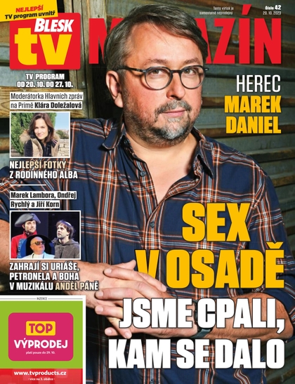 E-magazín Blesk Tv magazín - 20.10.2023 - CZECH NEWS CENTER a. s.