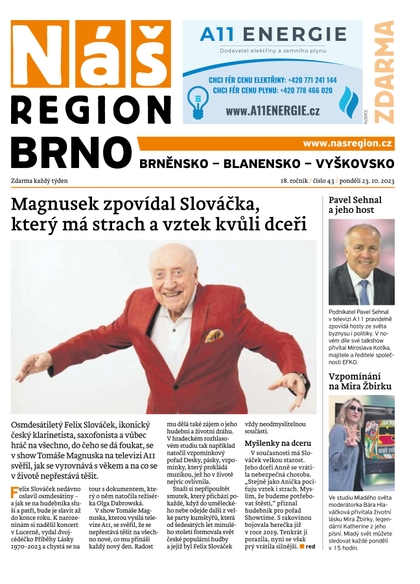 E-magazín Náš Region - Brno 43/2023 - A 11 s.r.o.