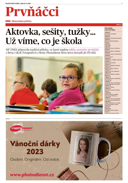E-magazín Prvňáčci - Brno a Jižní Morava - MAFRA, a.s.