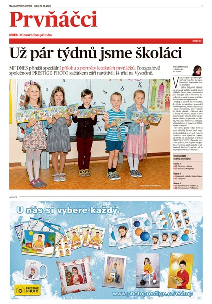 E-magazín Prvňáčci - Vysočina - MAFRA, a.s.
