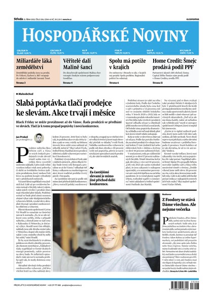 E-magazín HN 206 - 25.10.2022  - Economia, a.s.