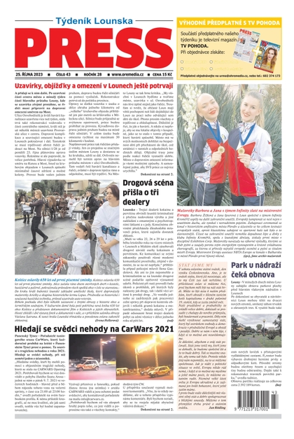 E-magazín Lounský Press 43/23 - Ohře Media