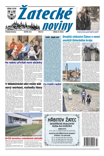 E-magazín Žatecké noviny 43/23 - Ohře Media