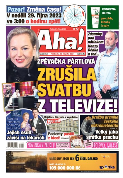 E-magazín AHA! - 27.10.2023 - CZECH NEWS CENTER a. s.