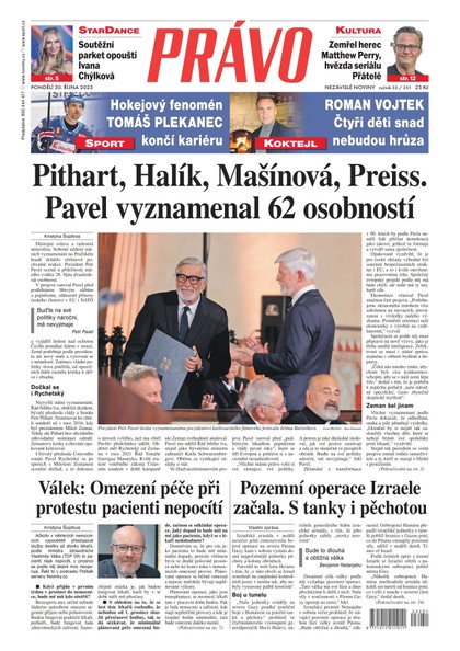 E-magazín Deník Právo - 30.10.2023 - Borgis, a.s.