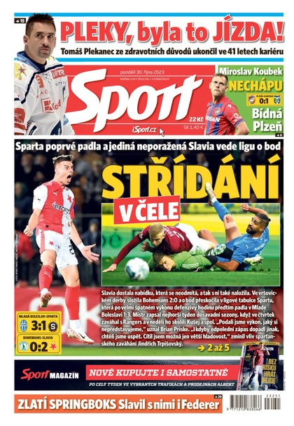 E-magazín Sport - 30.10.2023 - CZECH NEWS CENTER a. s.