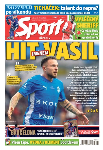 E-magazín Sport - 31.10.2023 - CZECH NEWS CENTER a. s.