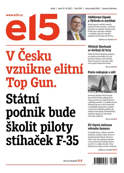 E-magazín E15 - 31.10.2023 - CZECH NEWS CENTER a. s.