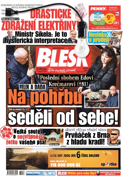 E-magazín Blesk - 1.11.2023 - CZECH NEWS CENTER a. s.