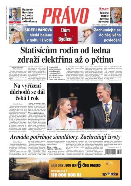 E-magazín Deník Právo - 1.11.2023 - Borgis, a.s.