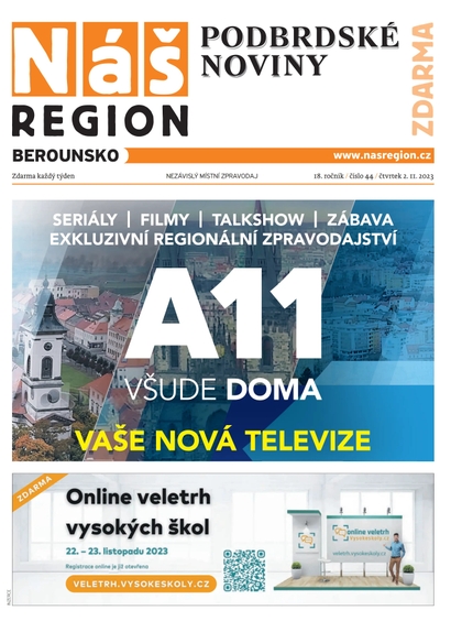 E-magazín Náš Region - Berounsko 44/2023 - A 11 s.r.o.