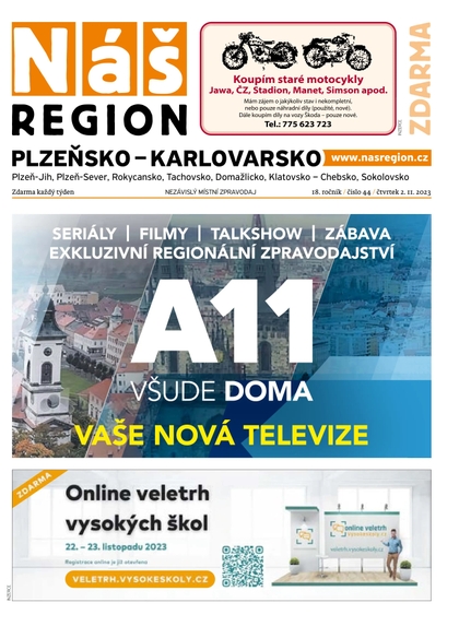 E-magazín Náš Region - Karlovarsko 44/2023 - A 11 s.r.o.
