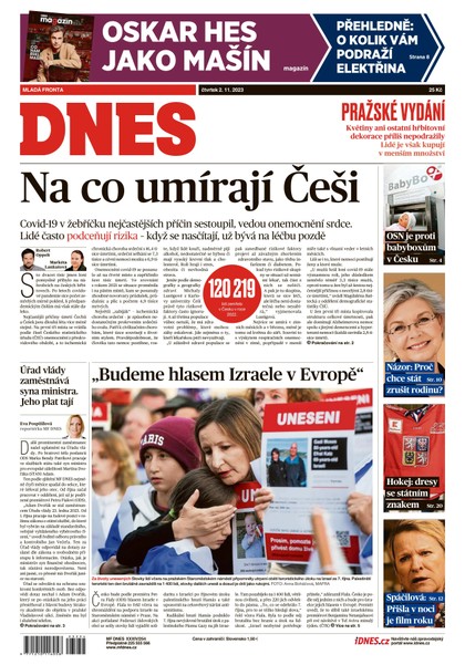 E-magazín MF DNES - 2.11.2023 - MAFRA, a.s.