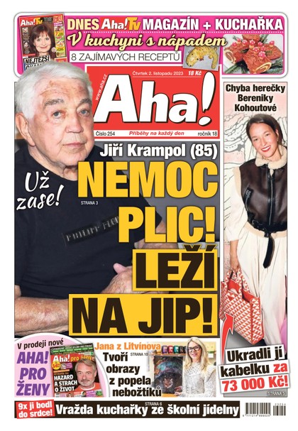 E-magazín AHA! - 2.11.2023 - CZECH NEWS CENTER a. s.