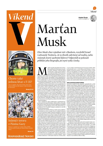 E-magazín HN 213 - 3.11.2023 Víkend - Economia, a.s.