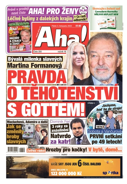 E-magazín AHA! - 3.11.2023 - CZECH NEWS CENTER a. s.