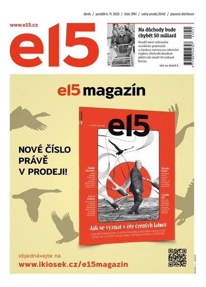 E-magazín E15 - 6.11.2023 - CZECH NEWS CENTER a. s.