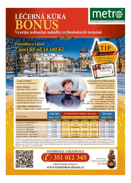 E-magazín METRO - 7.11.2023 - MAFRA, a.s.