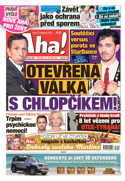 E-magazín AHA! - 7.11.2023 - CZECH NEWS CENTER a. s.