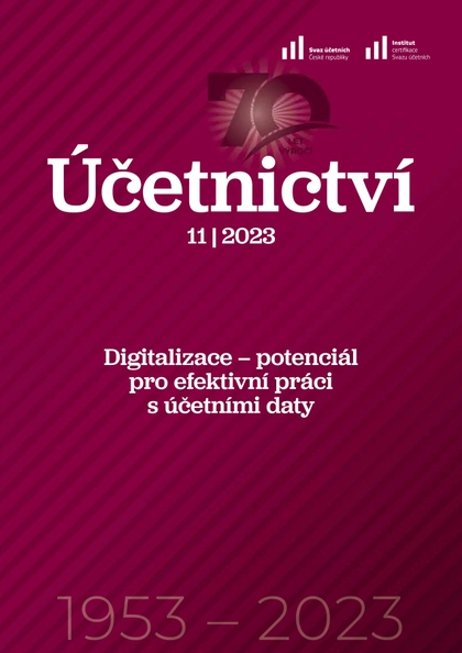 E-magazín Účetnictví č. 11/2023 - Svaz účetních České republiky, z. s.