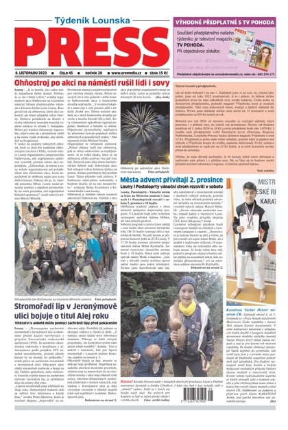 E-magazín Lounský Press 45/23 - Ohře Media
