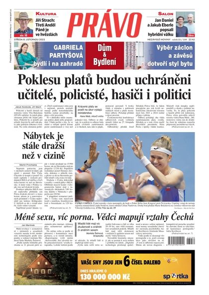 E-magazín Deník Právo - 8.11.2023 - Borgis, a.s.