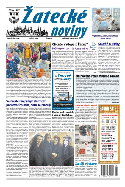 E-magazín Žatecké noviny 45/23 - Ohře Media