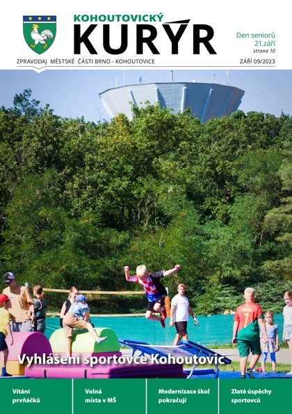 E-magazín Kohoutovický Kurýr 09/2023 - Městská část Brno Kohoutovice