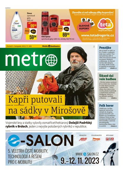 E-magazín METRO - 9.11.2023 - MAFRA, a.s.