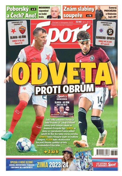 E-magazín Sport - 9.11.2023 - CZECH NEWS CENTER a. s.