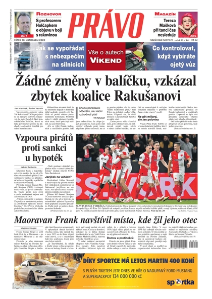 E-magazín Deník Právo - 10.11.2023 - Borgis, a.s.