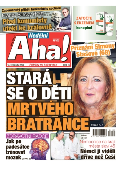 E-magazín Nedělní AHA! - 12.11.2023 - CZECH NEWS CENTER a. s.