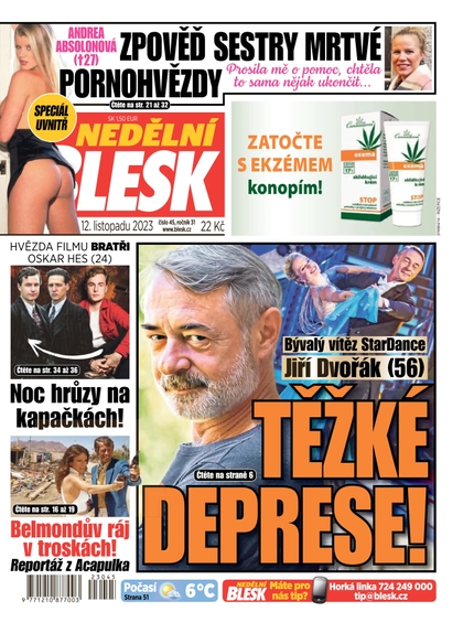E-magazín Nedělní Blesk - 12.11.2023 - CZECH NEWS CENTER a. s.