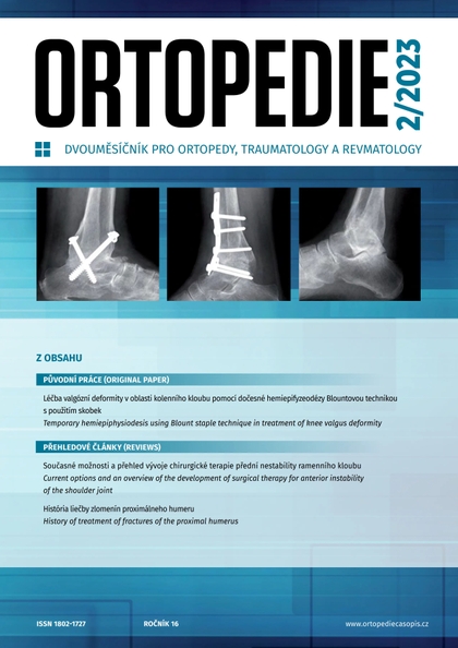 E-magazín Ortopedie 2/2023 - EEZY Publishing