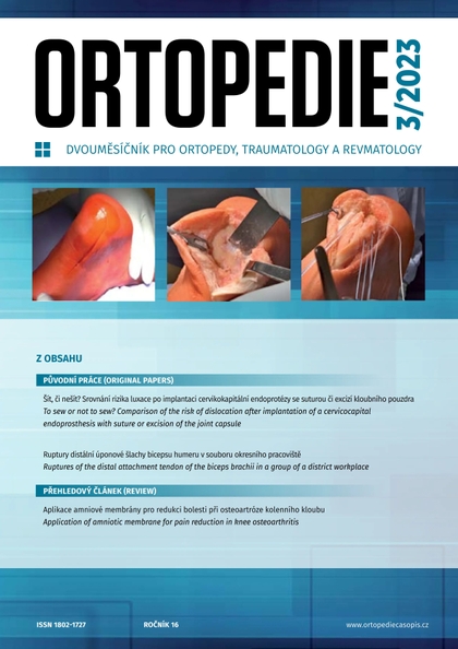 E-magazín Ortopedie 3/2023 - EEZY Publishing