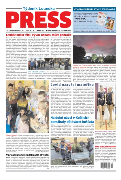 E-magazín Lounský Press 46/23 - Ohře Media