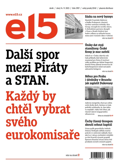 E-magazín E15 - 14.11.2023 - CZECH NEWS CENTER a. s.