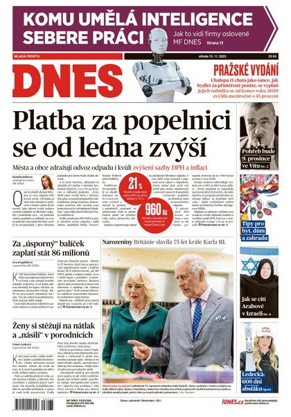 E-magazín MF DNES - 15.11.2023 - MAFRA, a.s.