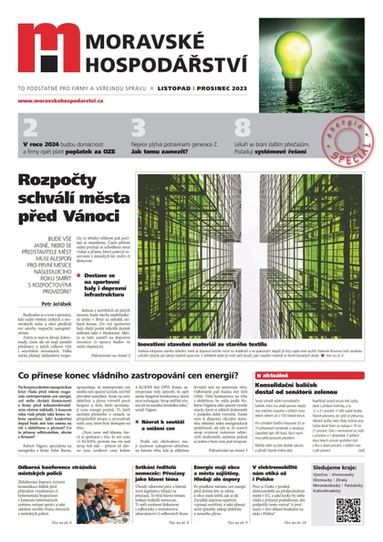 E-magazín MH prosinec 2023 - Magnus Regio, vydavatel Moravského hospodářství