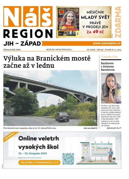 E-magazín Náš Region - Jih 46/2023 - A 11 s.r.o.